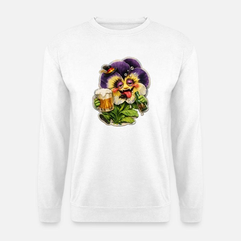 Drunken violet - Unisex Sweatshirt - white
