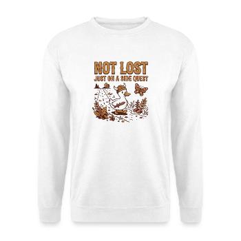 ADHS Ente - Just on a Side Quest - Unisex Pullover - Weiß - Vorne