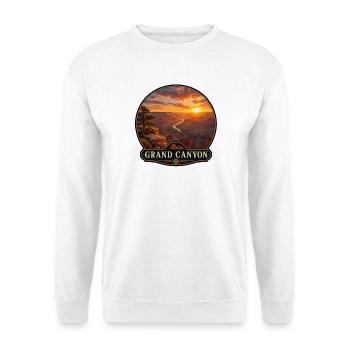 Vintage Grand Canyon Sunset Colorado - Sweat-shirt Unisexe - blanc - Devant