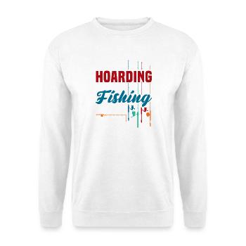 Ce n’est pas un graphique de thésaurisation des cannes à pêche - Sweat-shirt Unisexe - blanc - Devant