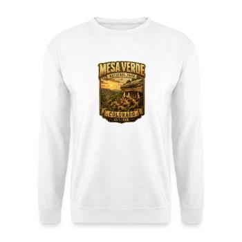 Embale du parc national de Mesa Verde - Sweat-shirt Unisexe - blanc - Devant