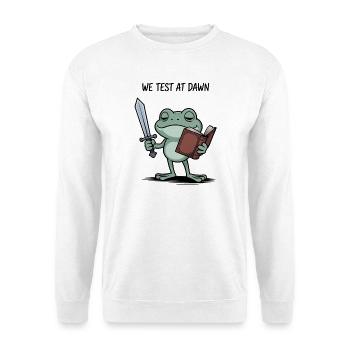 Dawnbound Frog Knight - Unisex Sweatshirt - white - Front
