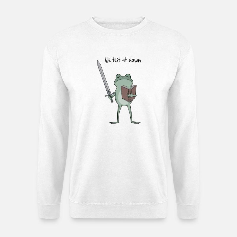 Dawn Duel Frog : Épée & Tome - Sweat-shirt Unisexe - blanc
