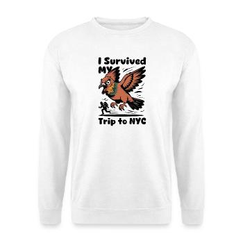 Ich habe meine Reise nach NYC überlebt – Souvenirtouristen - Unisex Pullover - Weiß - Vorne