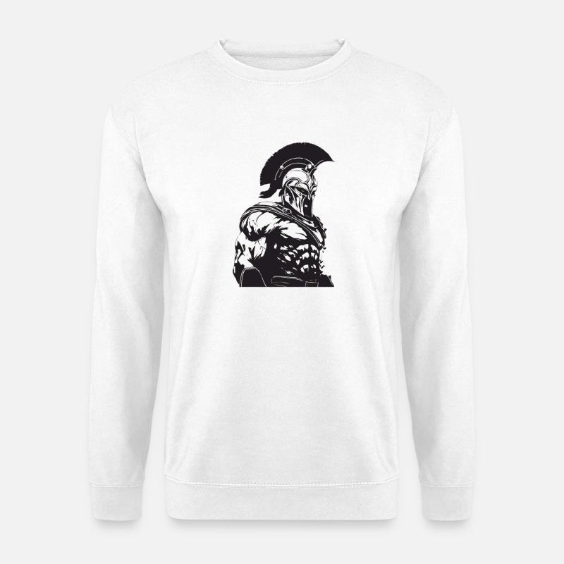 Spartan Gladiator Bodybuilding - Unisex Sweatshirt - white