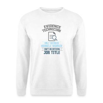 Scientifique médico-légal Criminologie - Sweat-shirt Unisexe - blanc - Devant