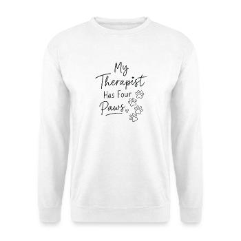 Four Paws Therapy Companion - Unisex Sweatshirt - white - Front
