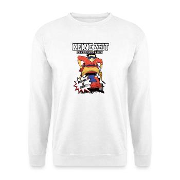 Keine Zeit ich muss Rasen mähen Garten Gärtner - Unisex Pullover - Weiß - Vorne