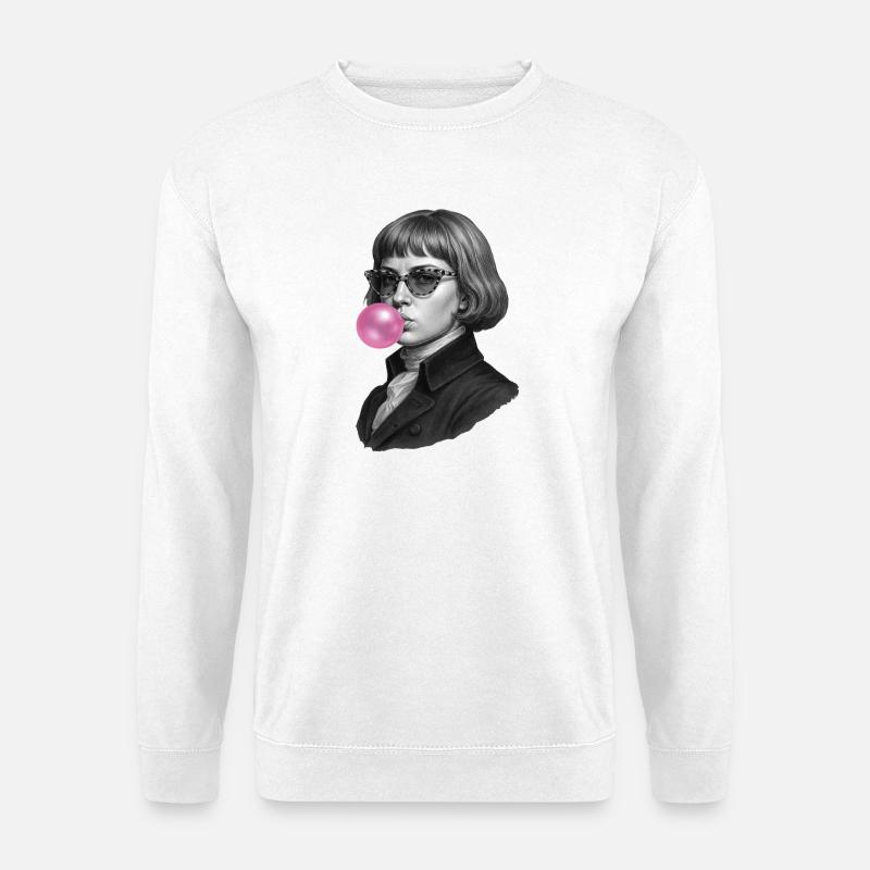Johanna von Orléans Kaugummi - Unisex Pullover - Weiß