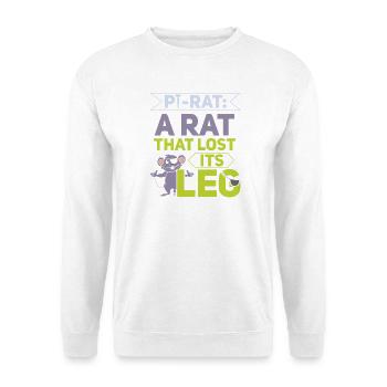 Rat, house rat, rat owner, rat lover - Unisex Sweatshirt - white - Front