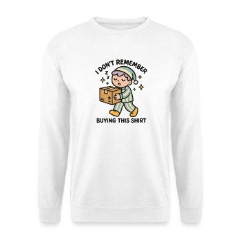 No Memory | Sleepwalker Humor - Unisex Sweatshirt - white - Front