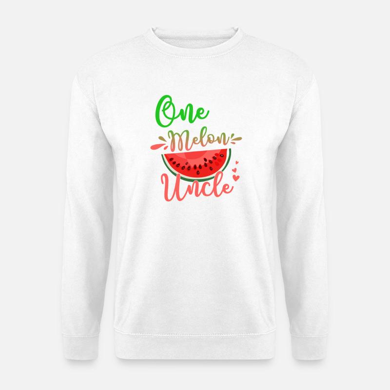 One in a Melon Uncle - Unisex Sweatshirt - white