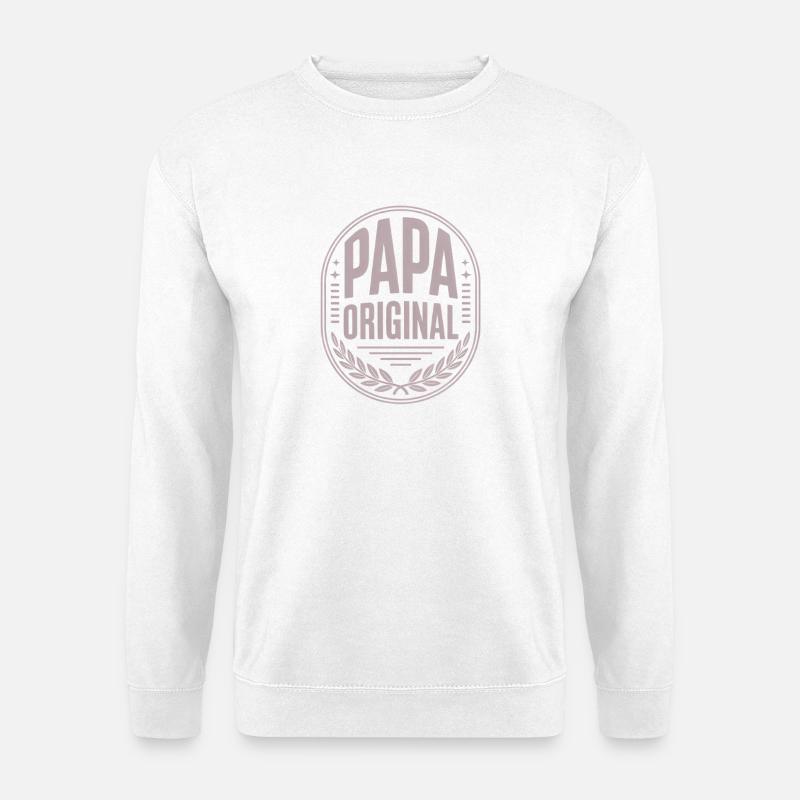 Original Father's Day Dad - Unisex Sweatshirt - white