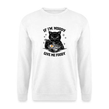 Atmospheric Cat Ramen Illustration Hungry - Unisex Sweatshirt - white - Front