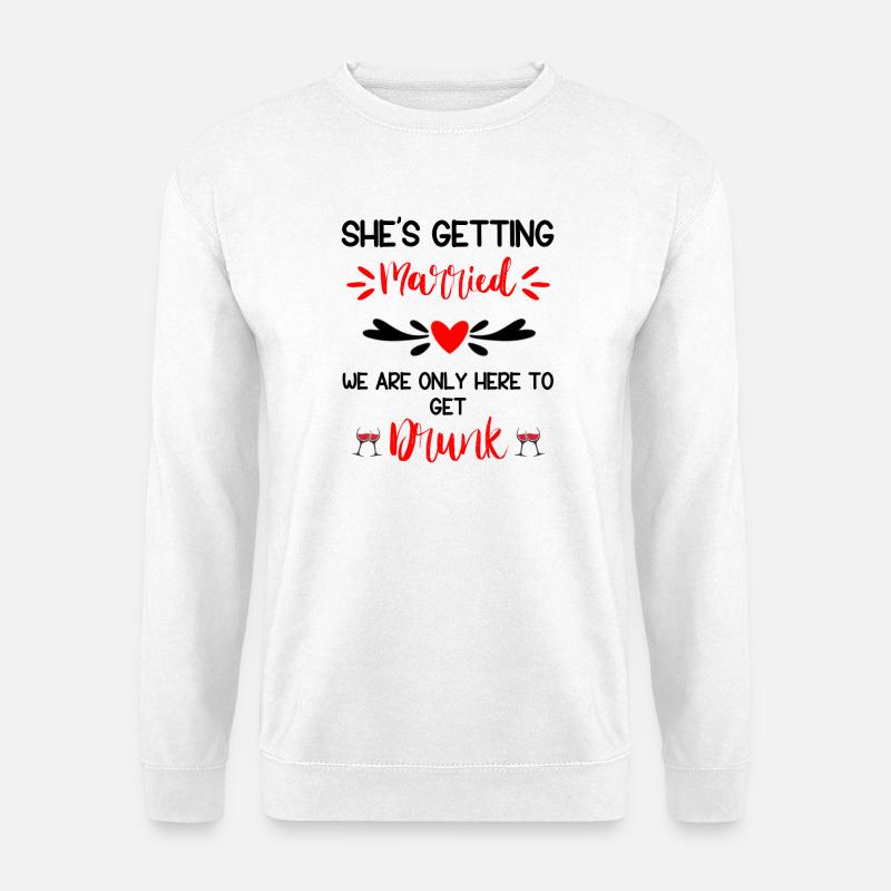 She's Getting Married Squad - Unisex Sweatshirt - white