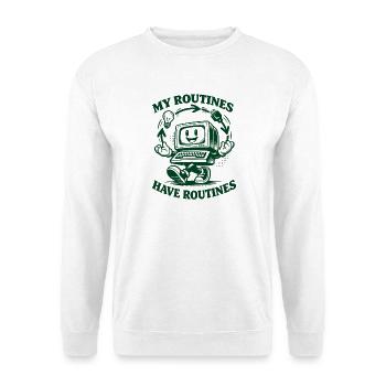 Routines for Routines | Automation - Unisex Sweatshirt - white - Front
