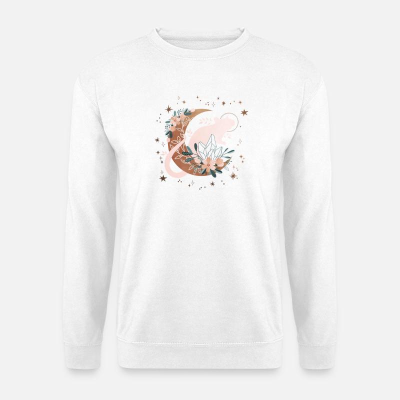 Celestial Moon Rat - Unisex Sweatshirt - white