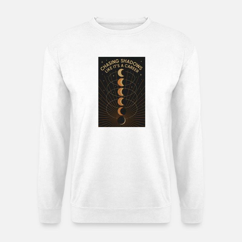 Chasse à l’Ombre | Éclipse solaire - Sweat-shirt Unisexe - blanc