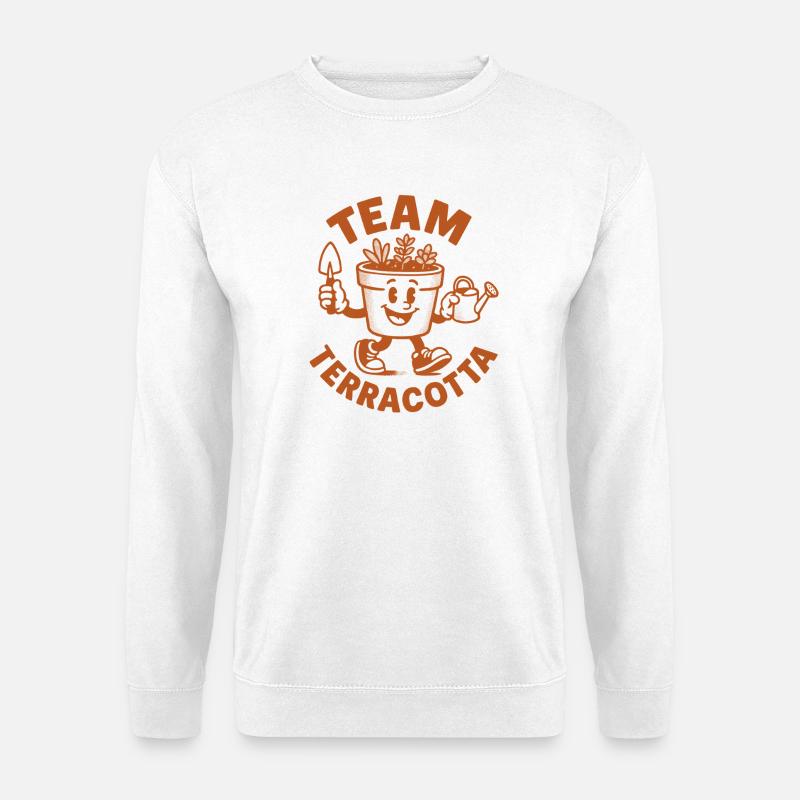 Équipe Terracotta | Succulentes - Sweat-shirt Unisexe - blanc