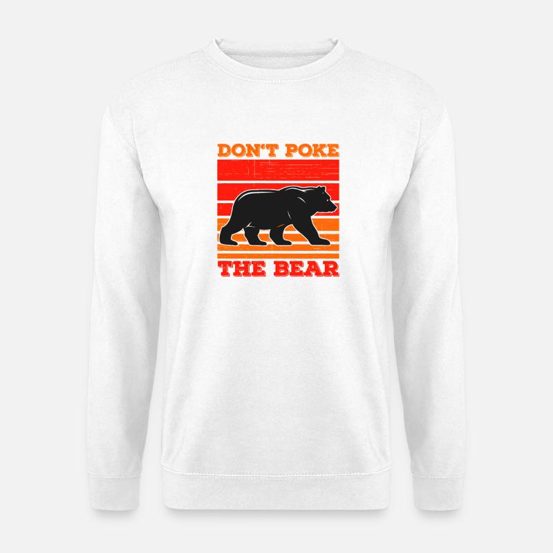 Dont Poke The Bear Sunset - Unisex Sweatshirt - white