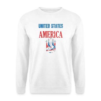Conception du 250e anniversaire des États-Unis - Sweat-shirt Unisexe - blanc - Devant