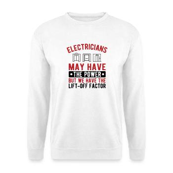 Elevator Mechanics - Electricians Lift-Off Gift - Unisex Sweatshirt - white - Front