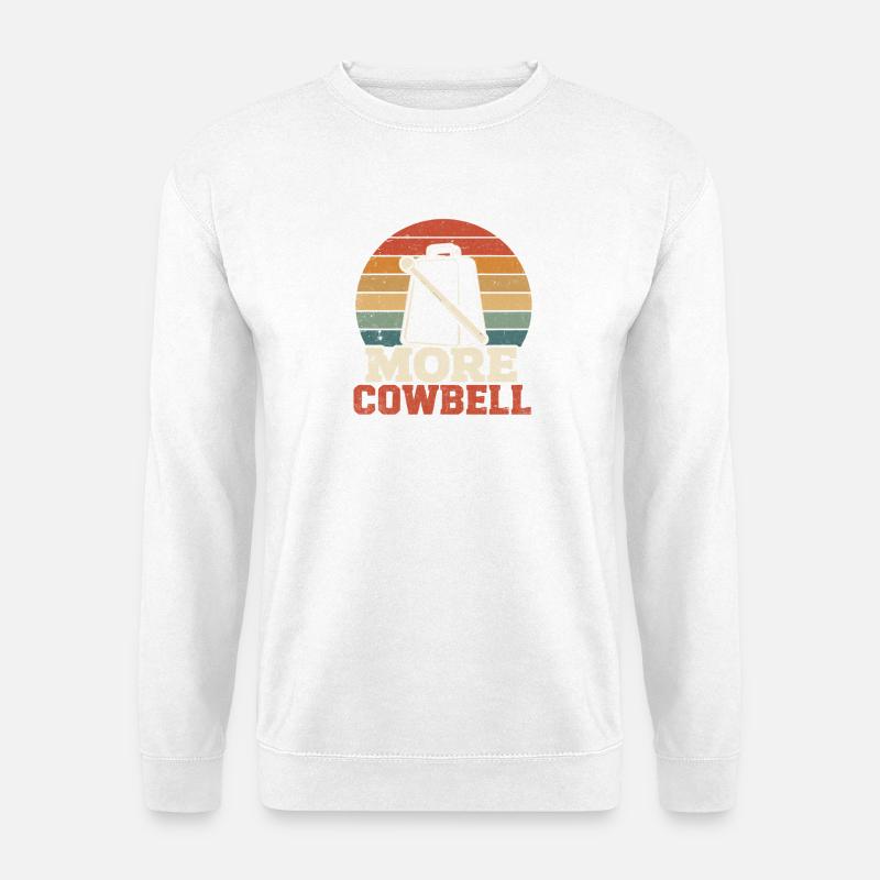 Kuhglocke Regenbogenkreis - Unisex Pullover - Weiß