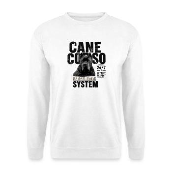 Cane Corso Security System 24 7 Protection - Unisex Sweatshirt - white - Front