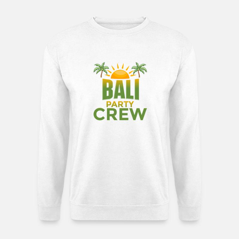 Bali Party Crew - Unisex Pullover - Weiß