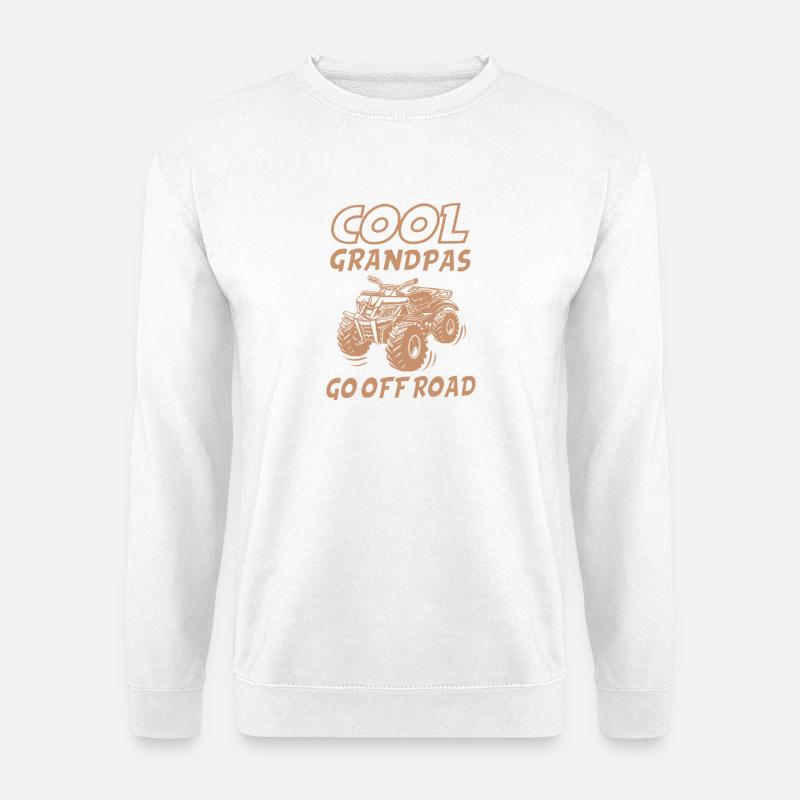quad - Sweat-shirt Unisexe - blanc
