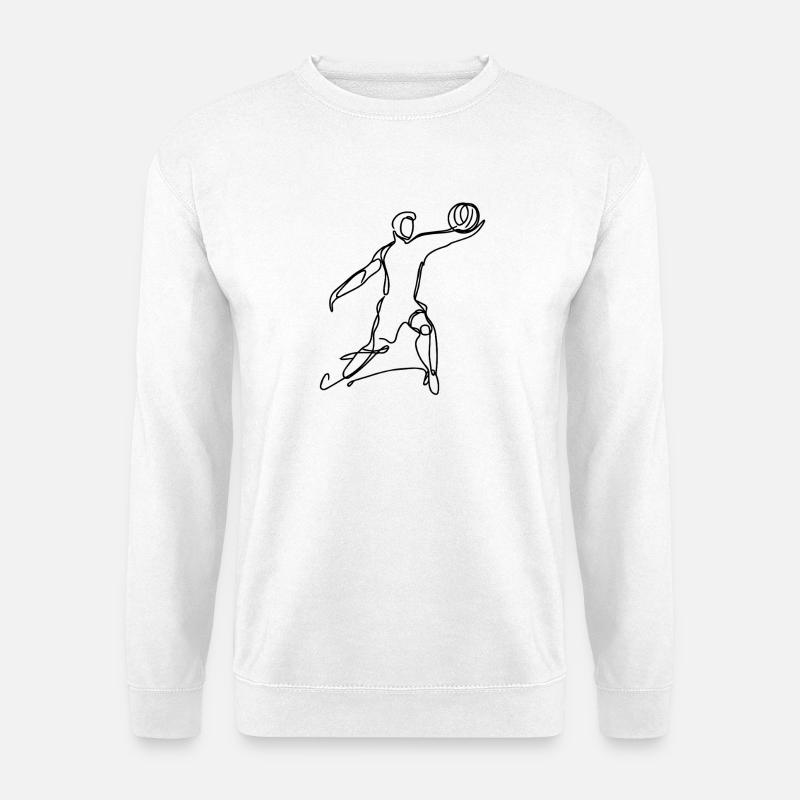Volleyball players - Unisex Sweatshirt - white
