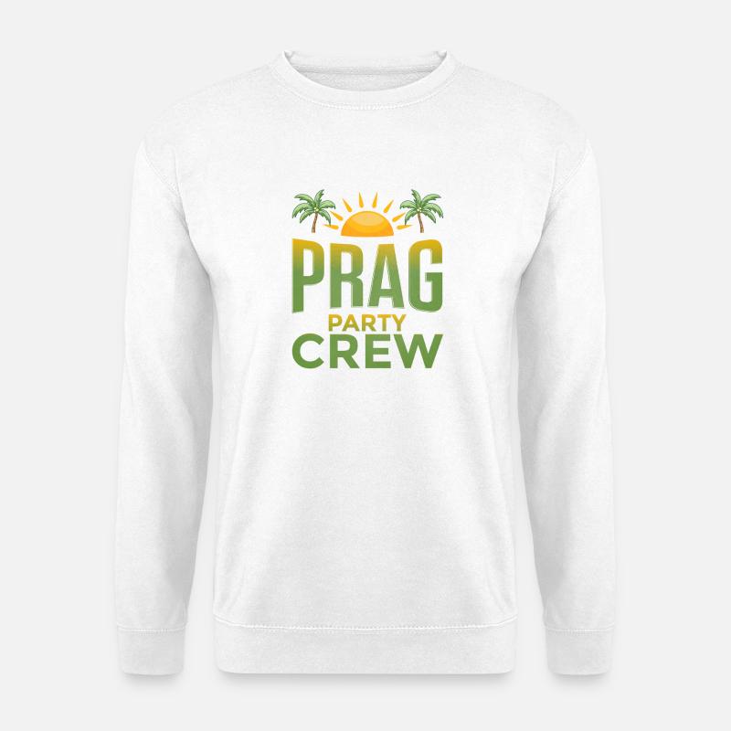 Prag Party Crew - Unisex Pullover - Weiß