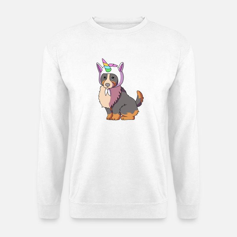 Bouvier bernois - Sweat-shirt Unisexe - blanc