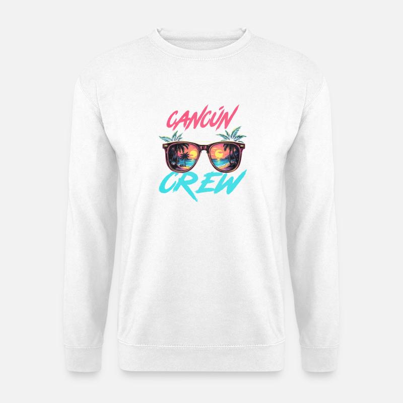 Cancun Party Crew - Unisex Pullover - Weiß