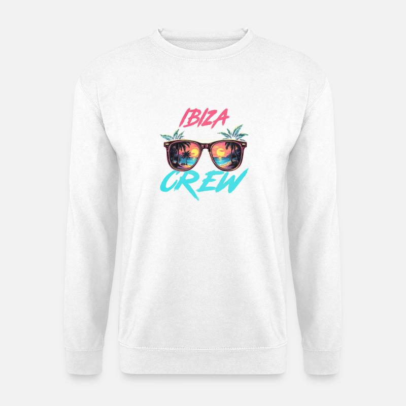 Ibiza Party Crew - Unisex Pullover - Weiß