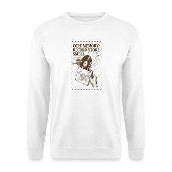 Kernerinnerung: Plattenladen | Vinyl - Unisex Pullover - Weiß - Vorne