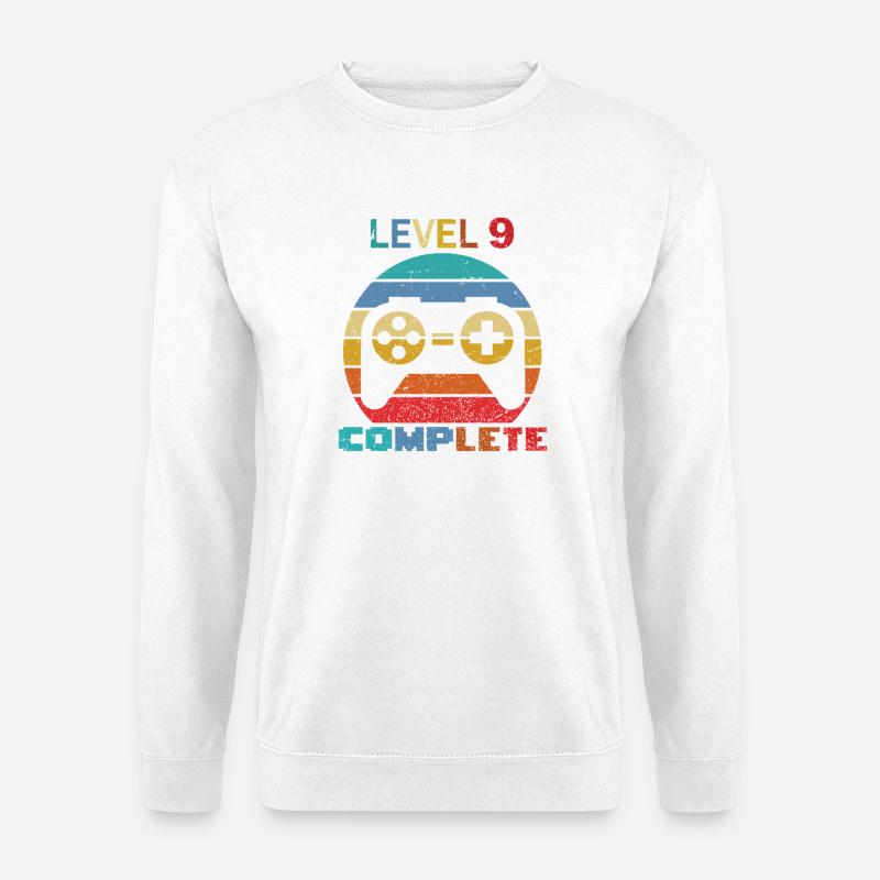 Level 9 complete - Unisex Sweatshirt - white