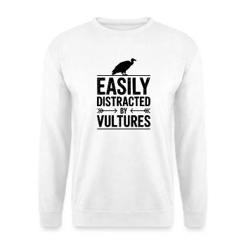 Vulture Sayings Vulture Funny Vulture Gift - Unisex Sweatshirt - white - Front