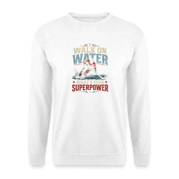 Superpuissance du Marcheur d’Eau - Sweat-shirt Unisexe - blanc - Devant
