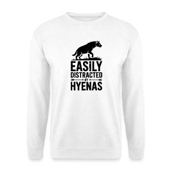 Paroles de la hyène Cadeau drôle de hyène - Sweat-shirt Unisexe - blanc - Devant