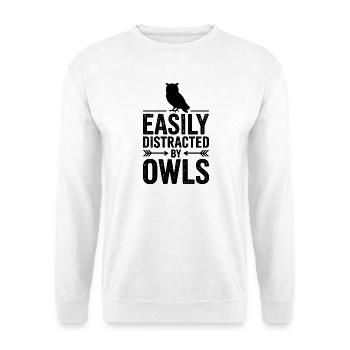 Owl Sayings Owl Funny Owls Gift - Unisex Sweatshirt - white - Front