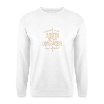 Vermächtnis des Kunstmeisters des Langschwerts - Unisex Pullover - Weiß - Vorne - Alina (178cm) & Michal (187cm)