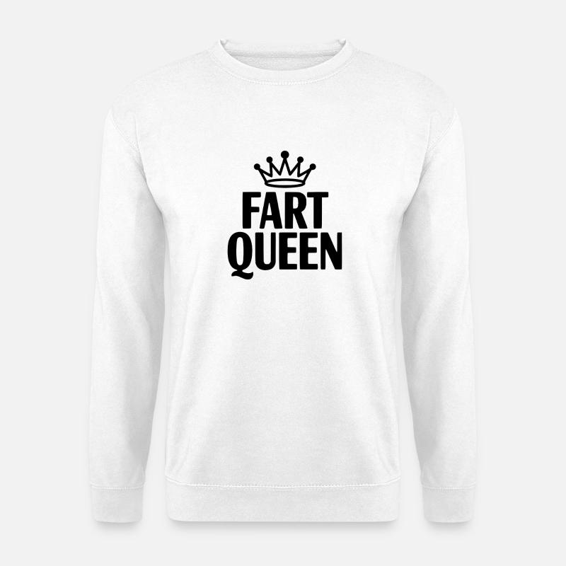 Fart Queen - Unisex Sweatshirt - white