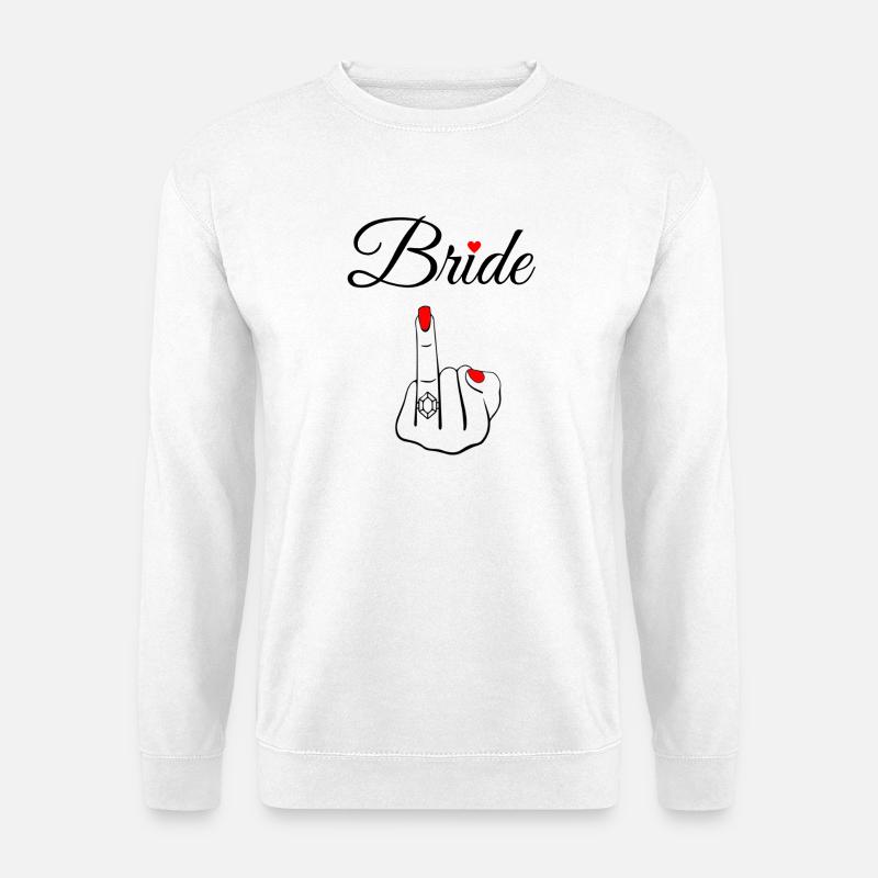 Mariée Impertinente - Sweat-shirt Unisexe - blanc