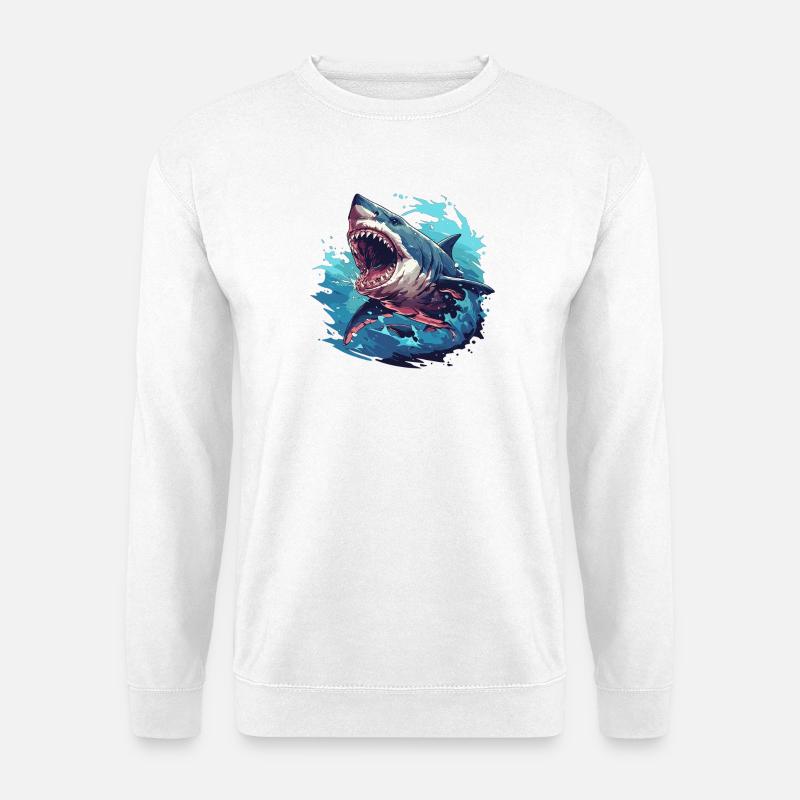 Megalodons Megalodon - Unisex Pullover - Weiß