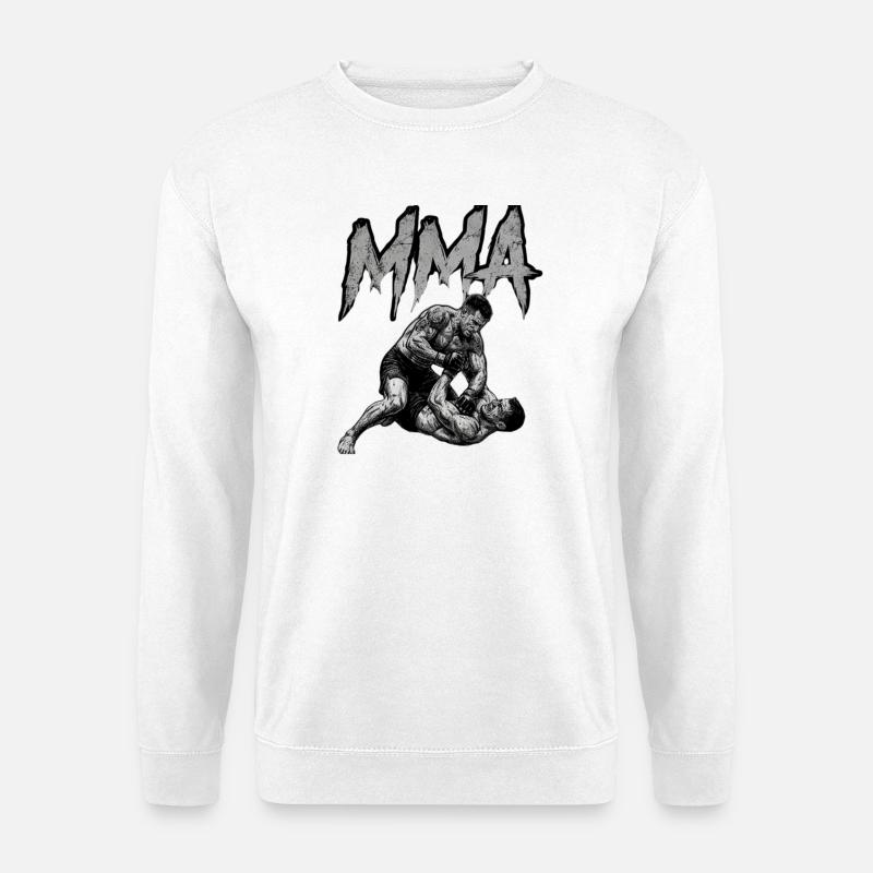 MMA Grappling - Unisex Sweatshirt - white