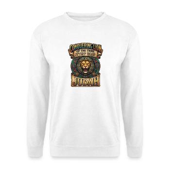 Erobernder Löwe Jehudahs - Unisex Pullover - Weiß - Vorne