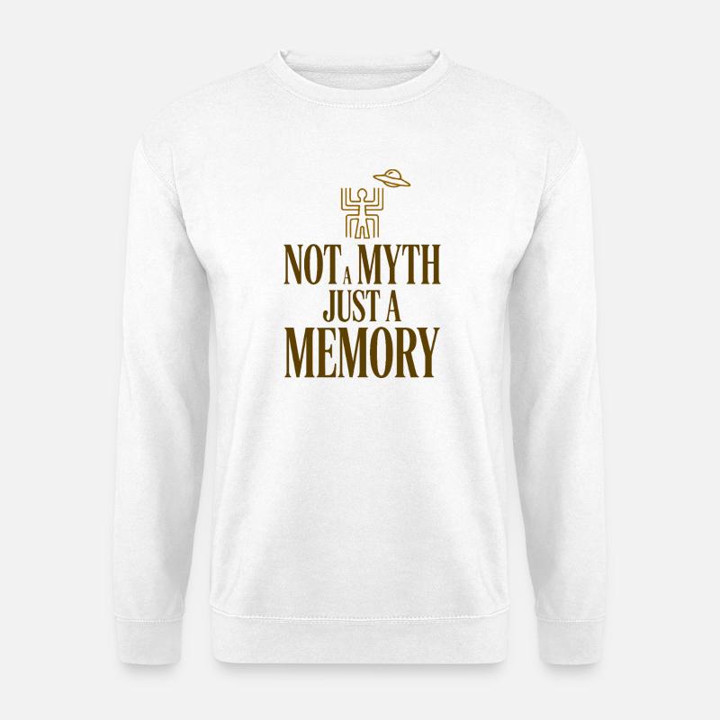 Keine Mythos-Erinnerung - Unisex Pullover - Weiß