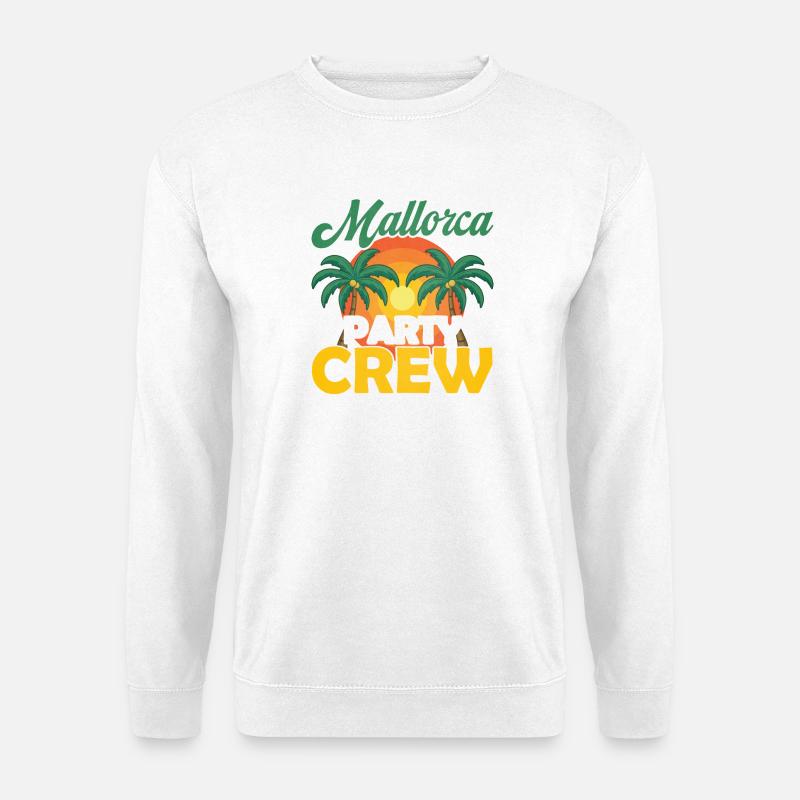 Mallorca Party Crew - Unisex Pullover - Weiß
