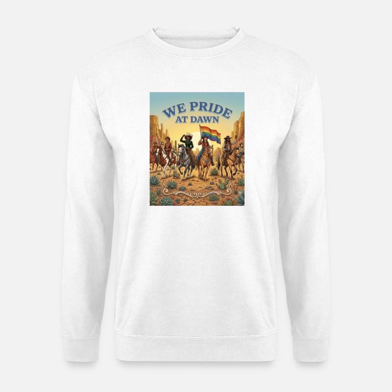 Dawn Pride Riders - Unisex Sweatshirt - white